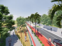 O projeto conta com áreas para caminhada, ciclovia, espaço pet, brinquedos e muito mais. Divulgação: Comunicação/Balneário Piçarras.