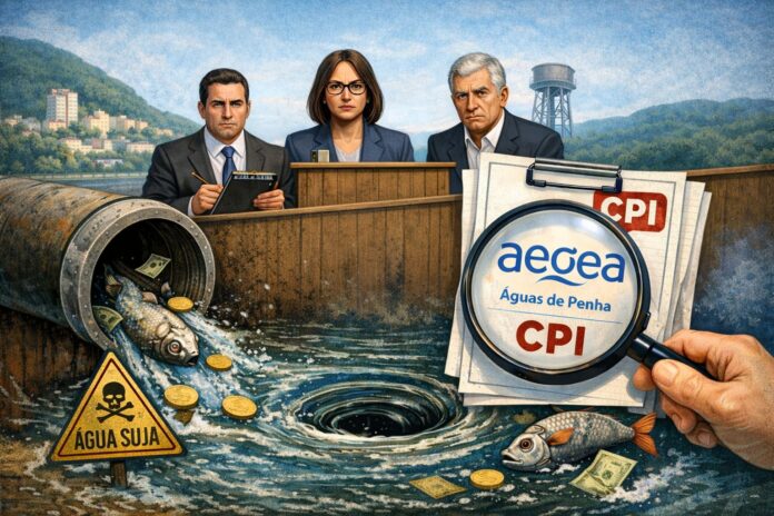 No caso específico de Penha, um dos delatores afirmou que um ex-prefeito da cidade teria cobrado R$ 4 milhões para não criar empecilhos à execução do contrato de concessão. Foto: Imagem gerada por IA.